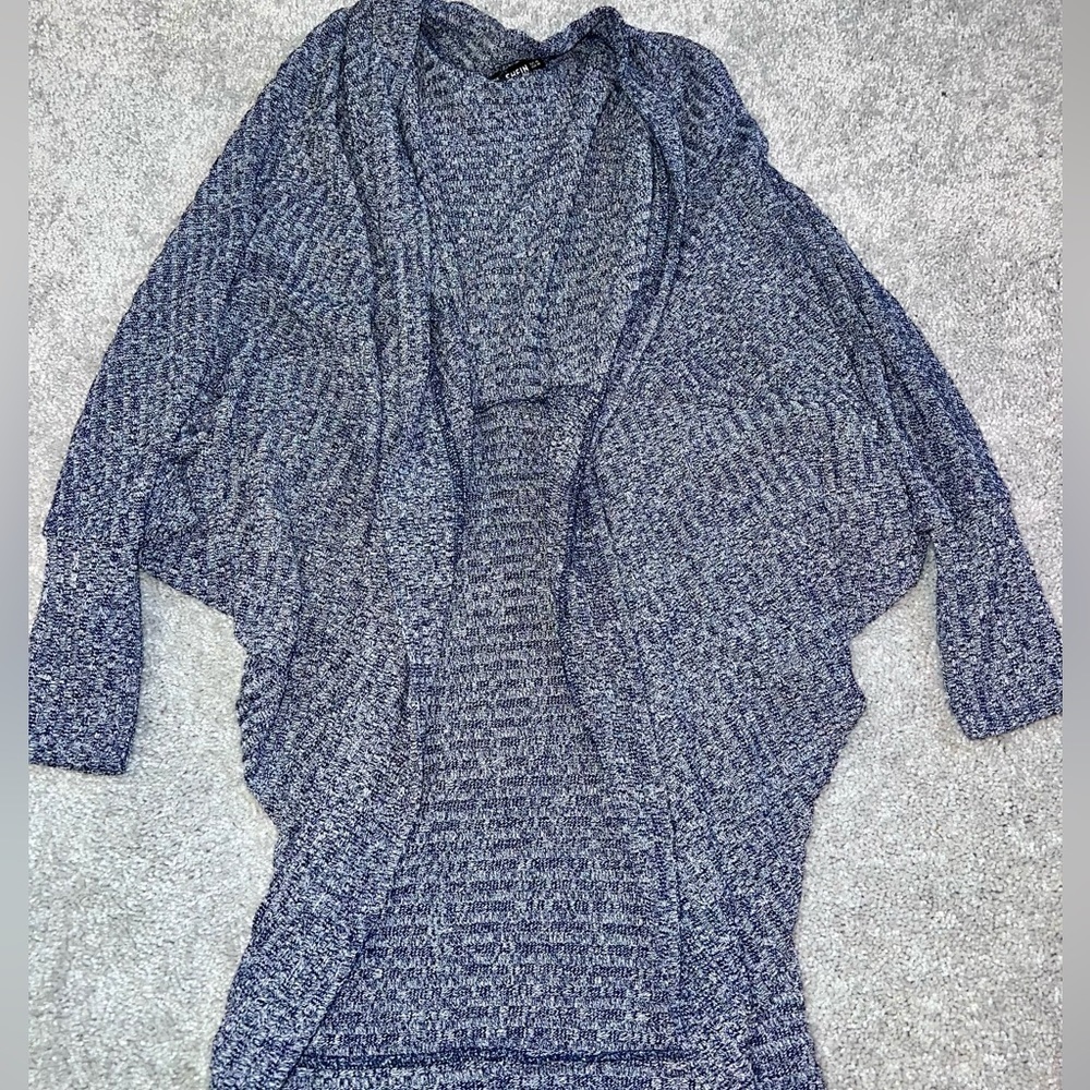 Shein Oversize Navy Cardigan Wrap